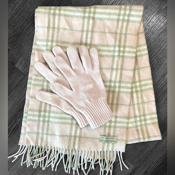 Extra long Burberry wool cashmere plaid cotton candy wide scarf wrap shawl - Picture 7 of 10